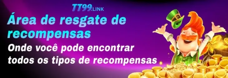 Área de resgate de recompensas do TT99 cassino com bônus disponíveis.